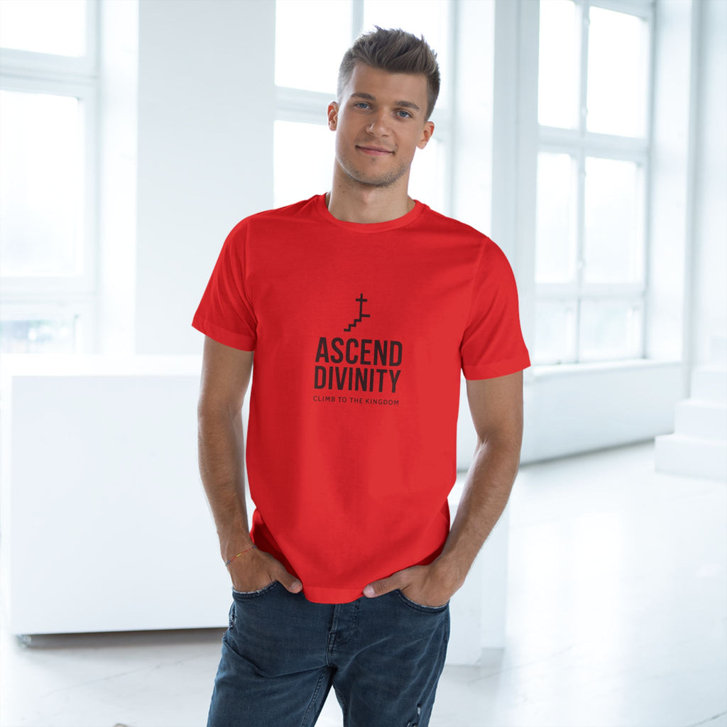 Ascend Divinity T-Shirt — 'Climb to the Kingdom' Faith Graphic Tee