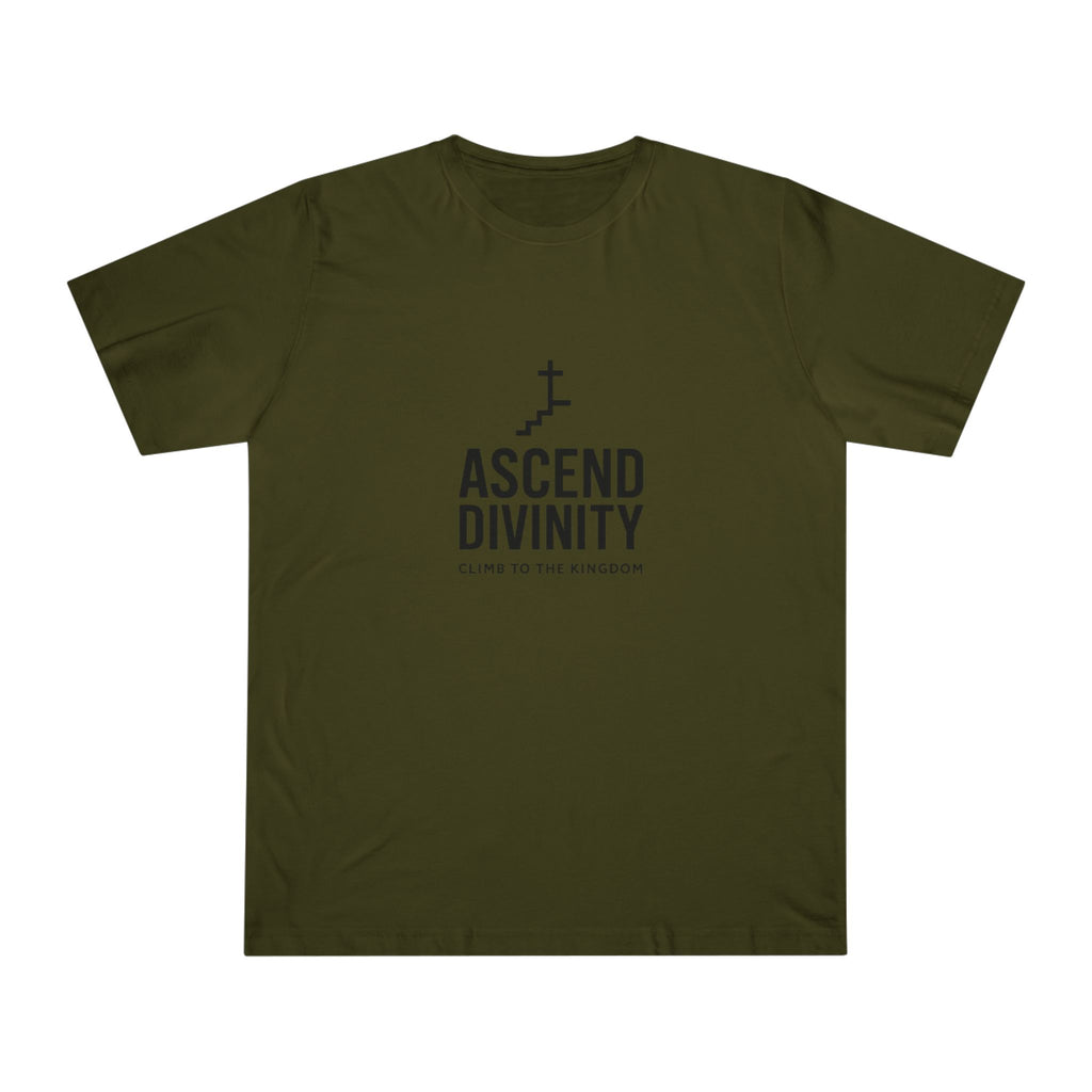 Ascend Divinity T-Shirt — 'Climb to the Kingdom' Faith Graphic Tee