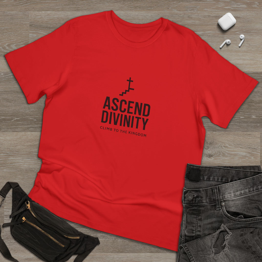 Ascend Divinity T-Shirt — 'Climb to the Kingdom' Faith Graphic Tee