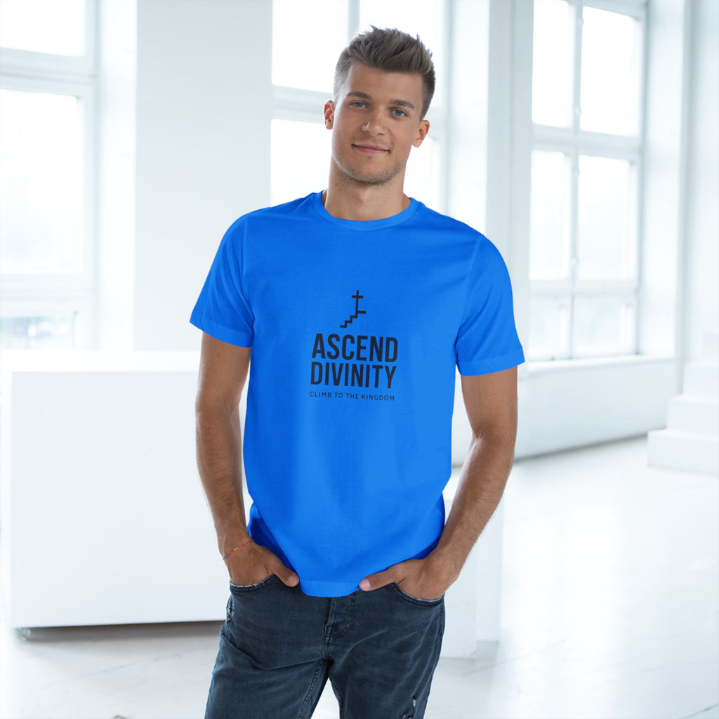 Ascend Divinity T-Shirt — 'Climb to the Kingdom' Faith Graphic Tee