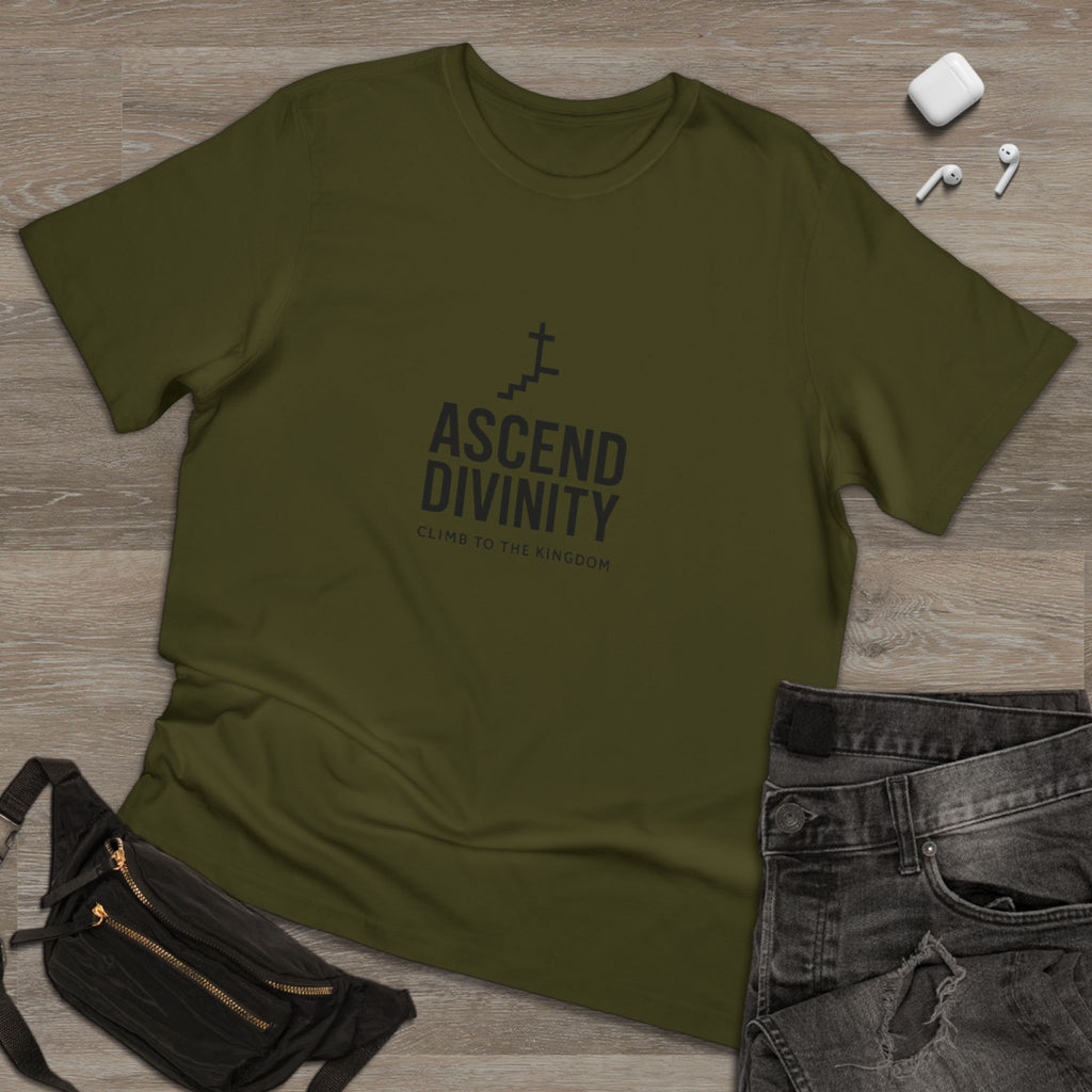 Ascend Divinity T-Shirt — 'Climb to the Kingdom' Faith Graphic Tee