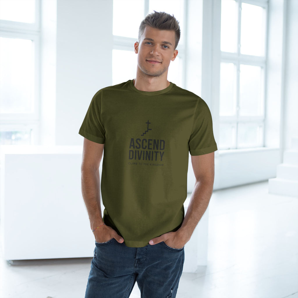 Ascend Divinity T-Shirt — 'Climb to the Kingdom' Faith Graphic Tee